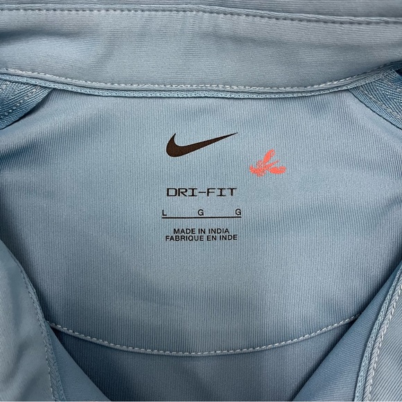 Nike Dri-Fit Men’s Golf Polo Shirt Lobster All Over Print Blue Size Large - Picture 8 of 10